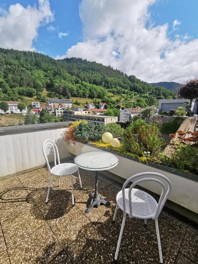 Terrassenwohnung Mit Toller Aussicht & Zentrumsnah Hornberg Exterior photo