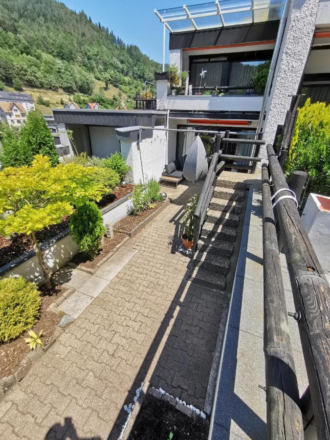 Terrassenwohnung Mit Toller Aussicht & Zentrumsnah Hornberg Exterior photo